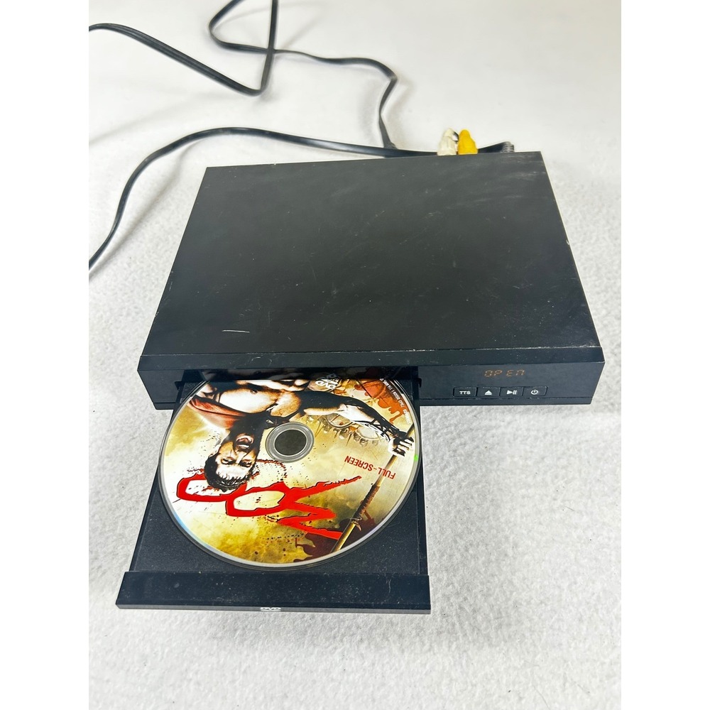 onn. DVD Player with TTS ONA18DP001 Black‎ Compact Media Player CD DVD Video